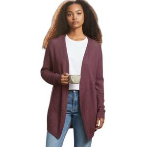 PINK ROSE MAUVE CARDIGAN SZ.S EUC.